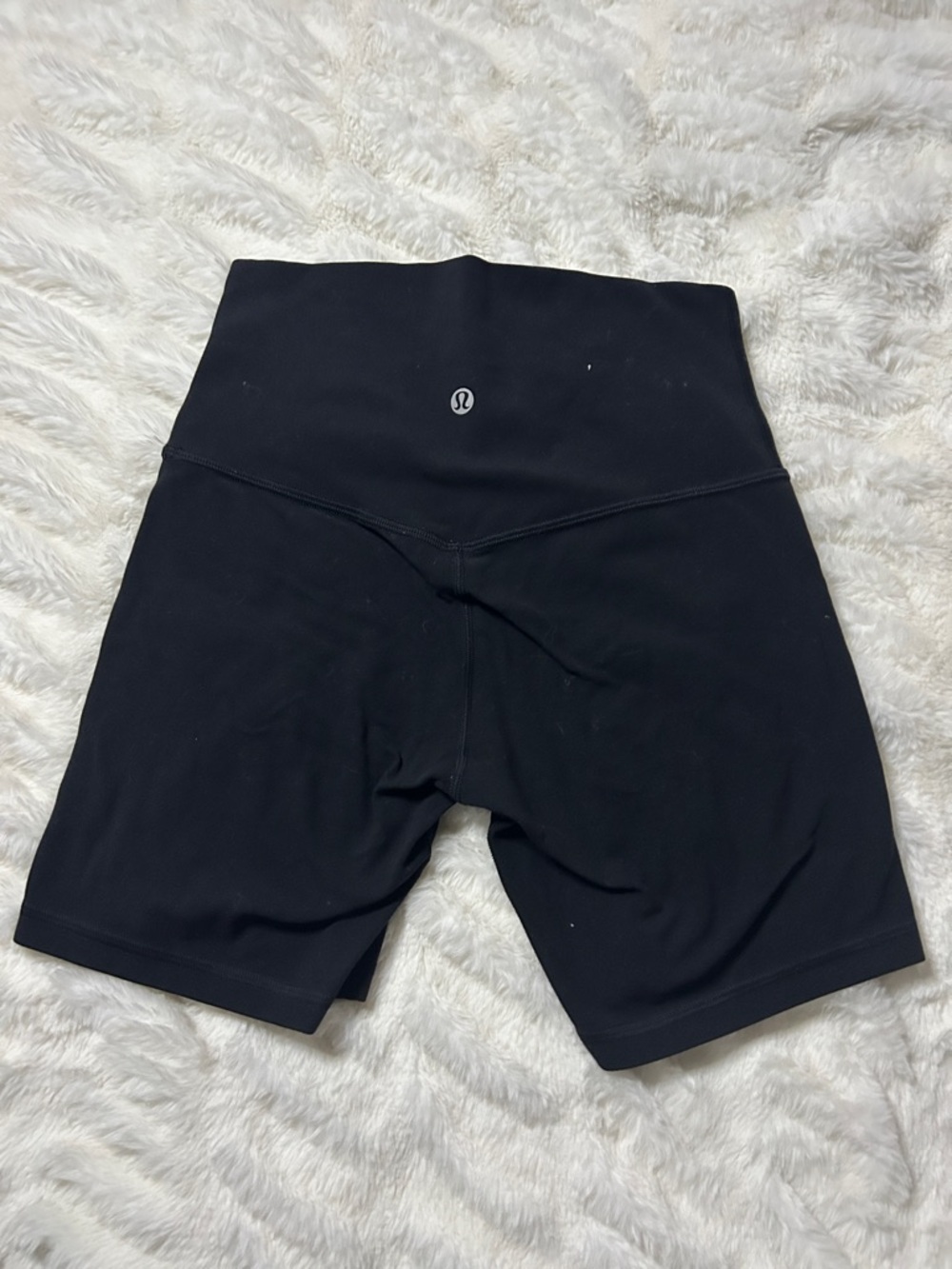 lululemon athletica Black High-Rise 6in Bike Shorts